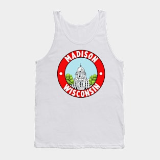 Vintage Style Madison Decal Tank Top